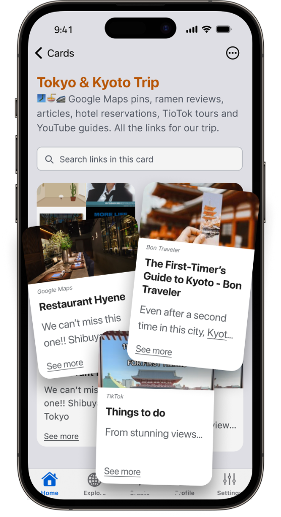 Capush App Interface 1
